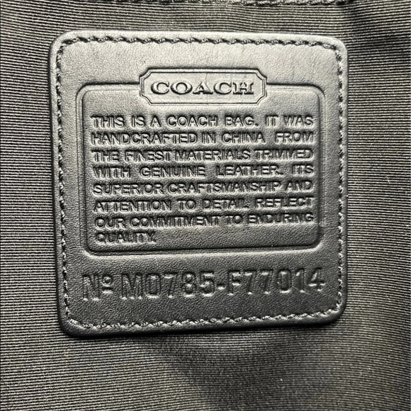 Coach Hampton Multi-Purpose Weekender Tote Diaper Bag F77014 - Picture 4 of 8